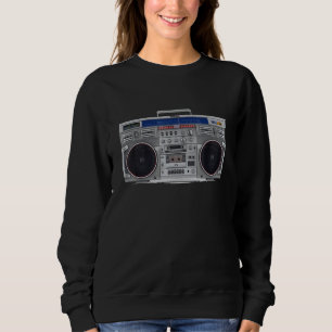 Camiseta Boombox 80s 90s Retro Music Hip Hop Rap com Bass