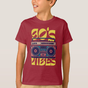 Camiseta Boombox de 90 anos