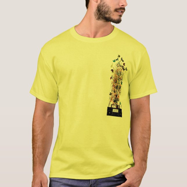 Camiseta BoomBox dos anos 80 - (Frente)