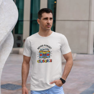 Camiseta Boombox Retro Colorido