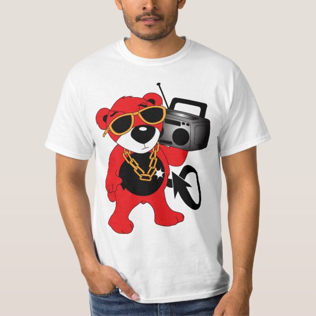 Camiseta Boombox Teddy! (Frente)