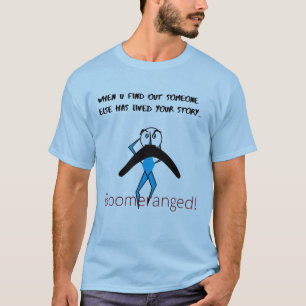 Camiseta Bóomerangado Básico Azul 'Minha História'