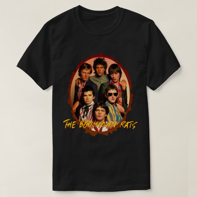 Camiseta Boomtown Rats The Gang&x27;s All Here Classic T-Sh (Frente do Design)