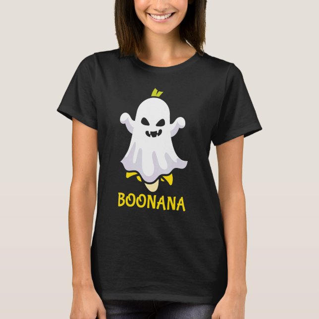 Camiseta Boonana Banana Ghost Scary Cute Halloween Costume (Frente)