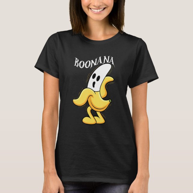 Camiseta Boonana Banana Halloween Creepy Banana Costume Clo (Frente)