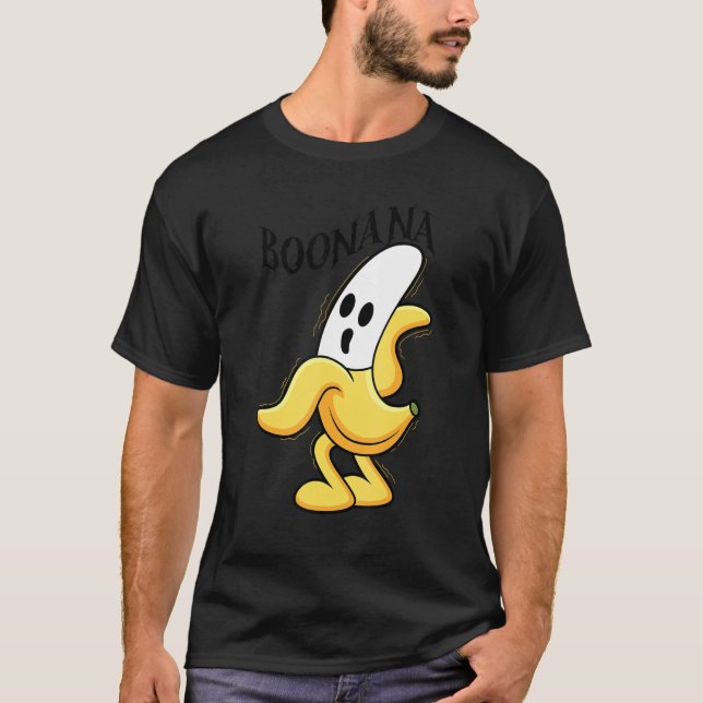 Camiseta Boonana Banana Halloween Creepy Banana Costume Clo (Frente)