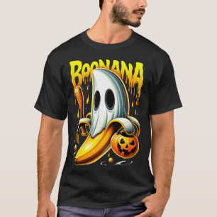 Camiseta Boonana Ghost Nana Dia de as Bruxas engraçado Cost