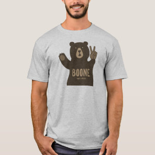 Camiseta Boone North Carolina Peace Bear
