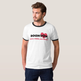 CAMISETA BOONTON EUA, CIDADE PEQUENA, T GRANDE DA CAMPAINHA
