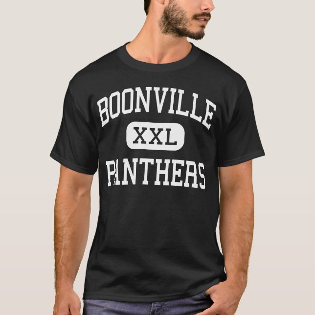 Camiseta Boonville - panteras - júnior - Boonville Indiana (Frente)