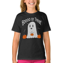 Booo ou Travessura Desenho de Fantasma Fofo de Hal