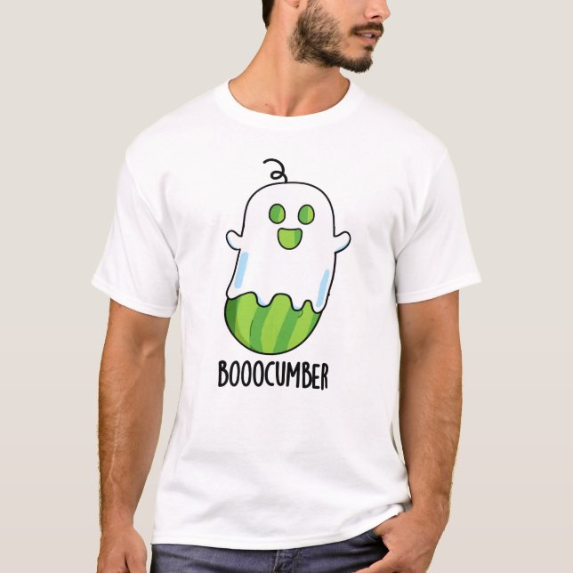 Camiseta Booocumber Funny Ghost Cucumber Pun (Frente)