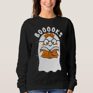 Camiseta Booooks Biblioteca de Leitura de Fantasma Fofo Li