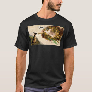 Camiseta Boop A Notação de um Cachorro Engraçado de German