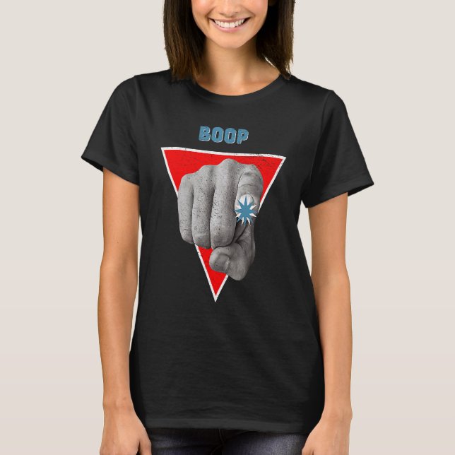 Camiseta Boop o focinho angustiado (Frente)