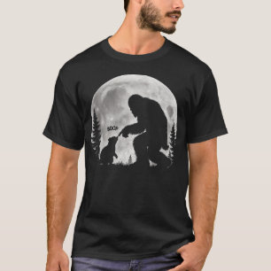 Camiseta Boop Pé Grande E Guaxinim Fofos Sasquatch Lua