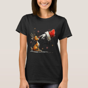Camiseta Boop Santa Fazendeiro Renas Engraçado Natal Presen