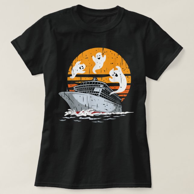 Camiseta Boos Cruise Halloween (Frente do Design)