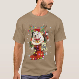 Camiseta Boot Natal Boot Sock Winter Neve