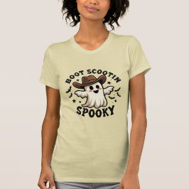 Camiseta Boot Scootin' Spookboy Ghost Halloween