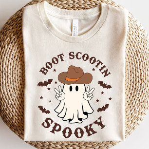 Camiseta Boot Scootin Spooky Western Ghost Halloween