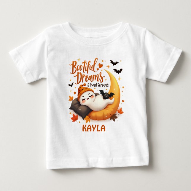 Camiseta Bootiful Dreams Bonitos Ghost Gritares Doces (Frente)