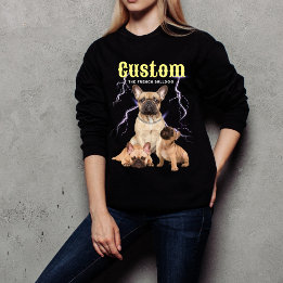Camiseta Bootleg Personalizado de Cachorro na Moda dos Anos