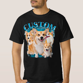 Camiseta Bootleg Vintage Pet Dogs Cat Funny Animal 1BK2