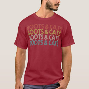 Camiseta Boots and Cats - Engraçado House Techno
