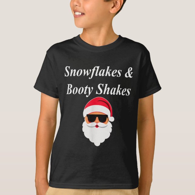 Camiseta Booty Shake Christmas Funny Naughty Dirty Raunchy  (Frente)
