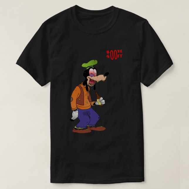 Camiseta Booze Goofy Essential (Frente do Design)