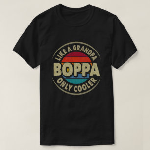 Camiseta Boppa como um vovô, apenas um presente de Dia de o