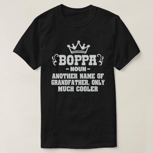 Camiseta Boppa Definição Engraçada Significa Legal Oferta D (Frente do Design)