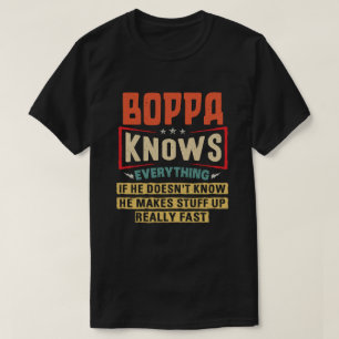 Camiseta Boppa Sabe Tudo Que O Vovô Engraçado Deu