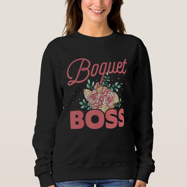 Camiseta Boquet Boss Botanical Flowers Gardening Plant Love (Frente)