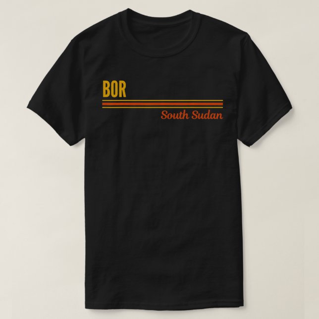 Camiseta Bor Sudão do Sul  (Frente do Design)