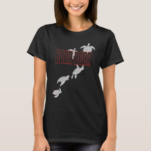 Camiseta Bora Bora Bora Sea Turtles Scuba Mergulhando Com T