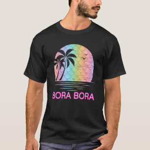 Camiseta Bora Bora Sereia Férias Praia Ilha Família Gro