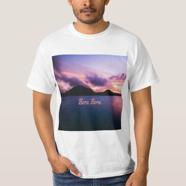 Camiseta Bora Bora Suset Island Beach (Frente)