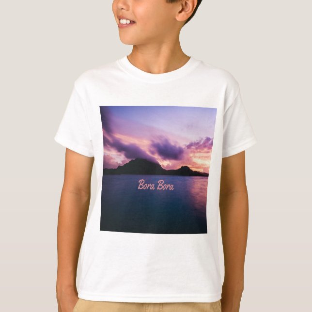 Camiseta Bora Bora Suset Island Beach (Frente)