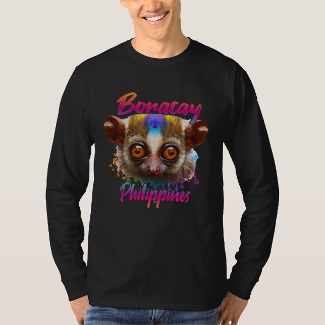 Camiseta Boracay Philippines Tarsier (Frente)
