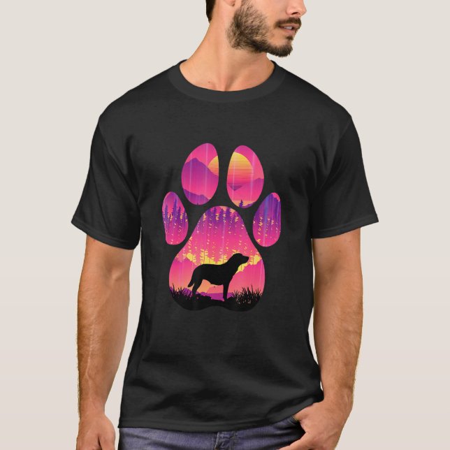 Camiseta Borador Paw Mom Dad Dog  Women Men (Frente)