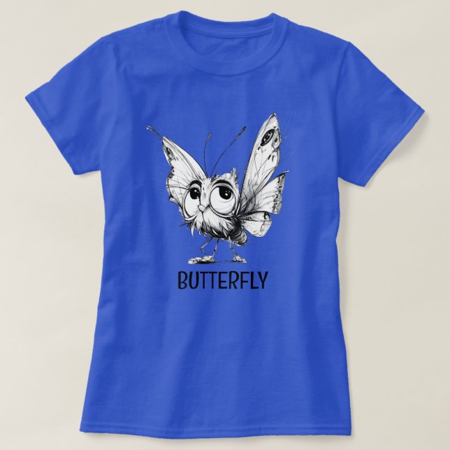 Camiseta Borboleta (Frente do Design)