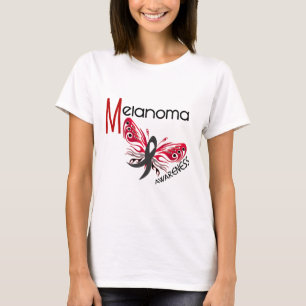 Camiseta BORBOLETA 3,1 da melanoma/cancer de pele