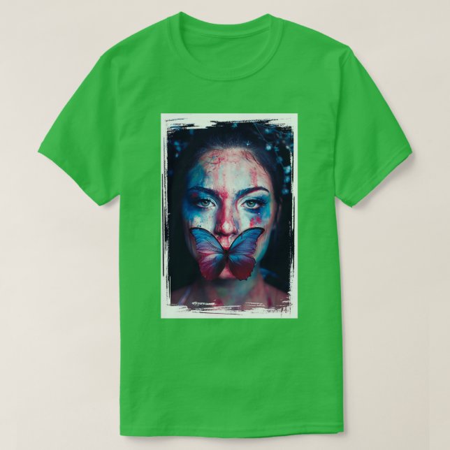 Camiseta borboleta 501 (Frente do Design)