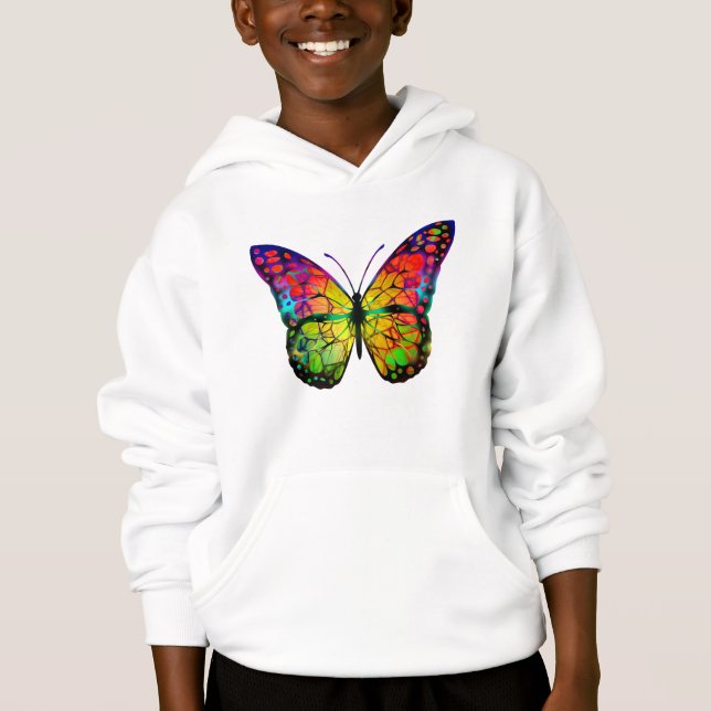 CAMISETA BORBOLETA ABSTRATA (Frente)