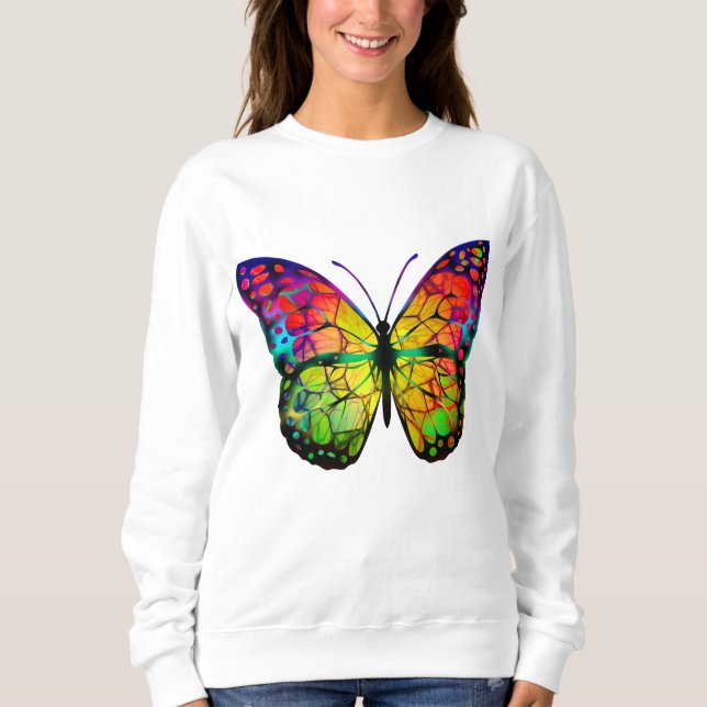 CAMISETA BORBOLETA ABSTRATA (Frente)
