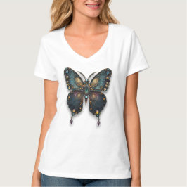 Camiseta Borboleta Adornada Feminina