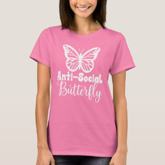 Camiseta Borboleta antissocial