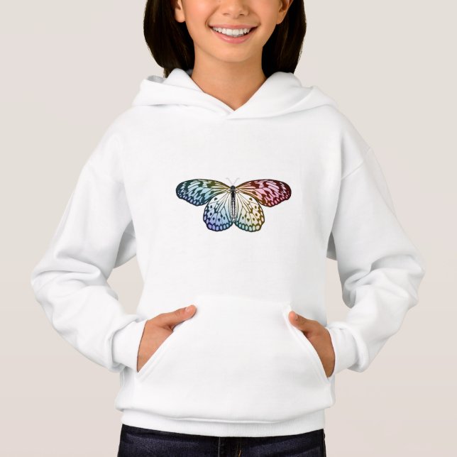 Camiseta Borboleta Arco-Íris (Frente)